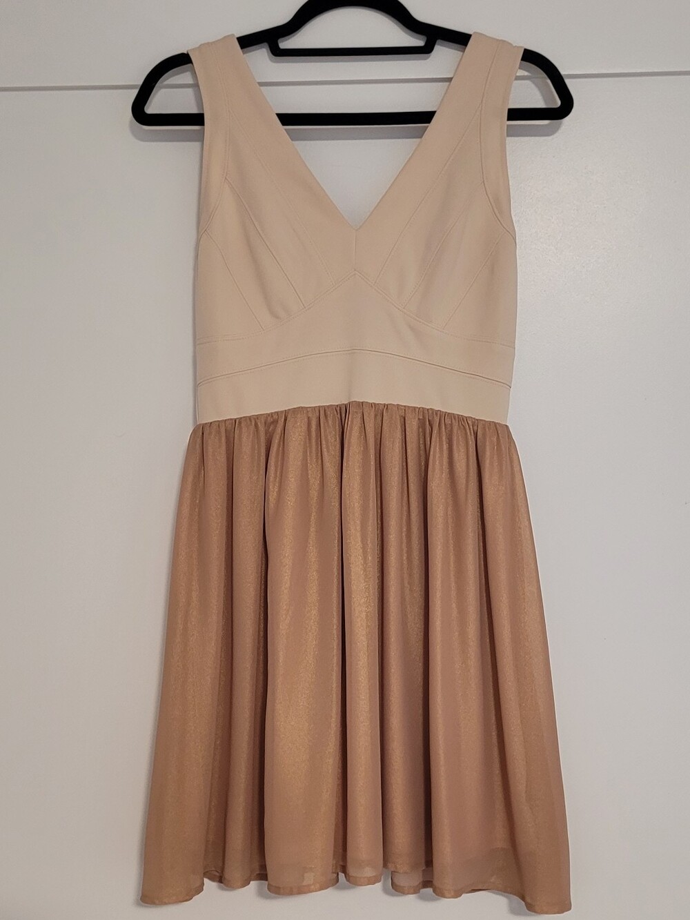 Jealous Tomato Nude Blush Fit & Flare Dress – Size M – NWOT